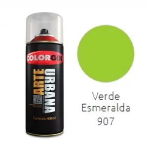 Spray Colorgin Arte Urbana Verde Esmeralda 907 400ml