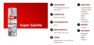 Spray Colorgin Super Galvite 15000 350ml