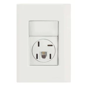 Conjunto 4x2 com 1 Tomada Telefone 4p e Rj11 Giz Branco - Tramontina