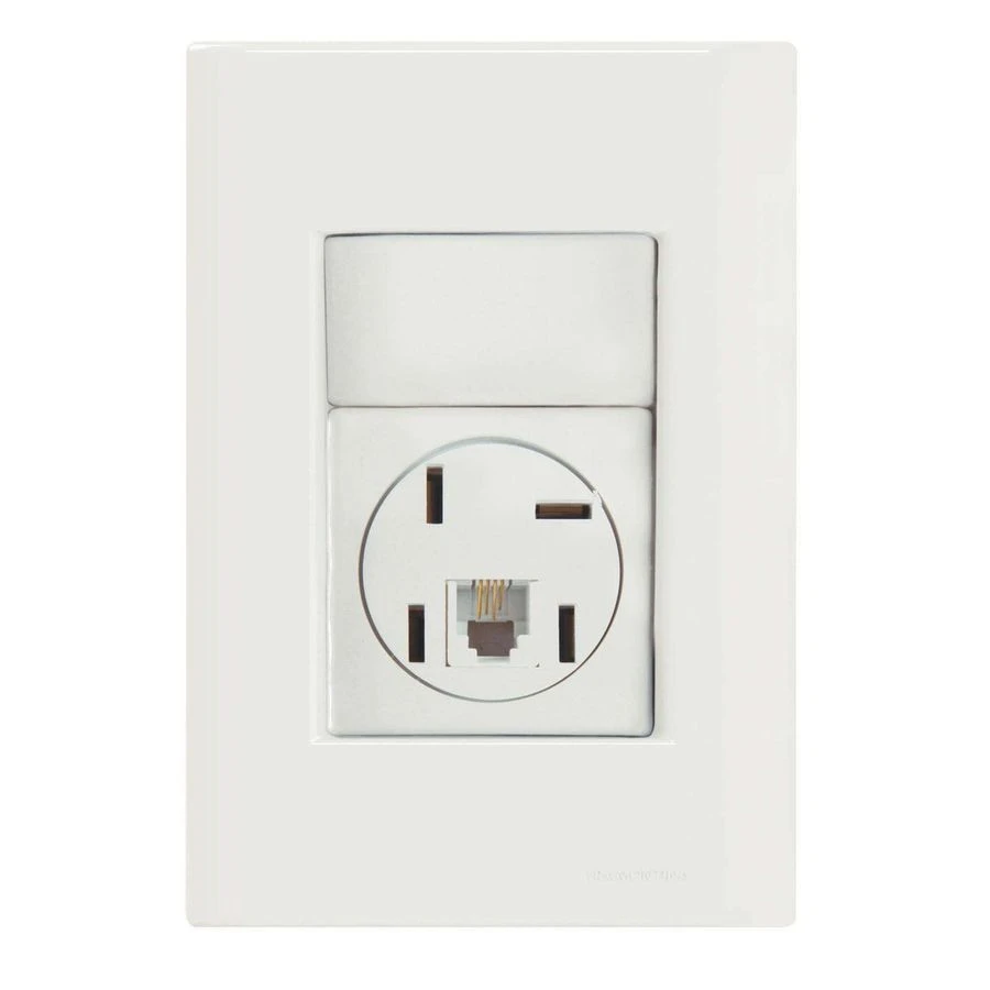 Conjunto 4x2 com 1 Tomada Telefone 4p e Rj11 Giz Branco - Tramontina