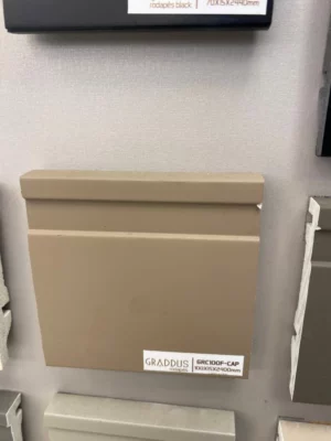 Graddus Rodape Gr100f-cap Barra 2.40m X 10cm Cappuccino