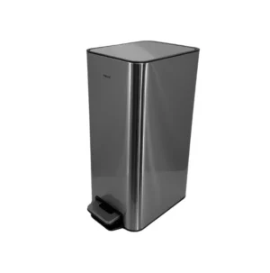 Lixeira Inox Escov Movel 12l C/pedal Balde Remov 710/004/002