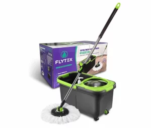 Flytex Esfregao Spin Mop Giratorio-cesto Inox