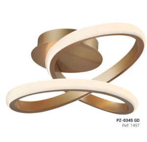 Hevvy Plafon Led 20w Horizon Maze Small Dorado Pz-034s Gd