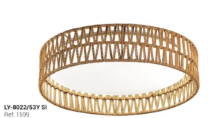 Hevvy Plafon Led Bangkok Red 43cm 48w Ly-8022/53y Si 1599