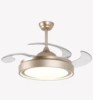 Ventilador Plafon Opus Bivolt com Controle Remoto Acabamento Dourado