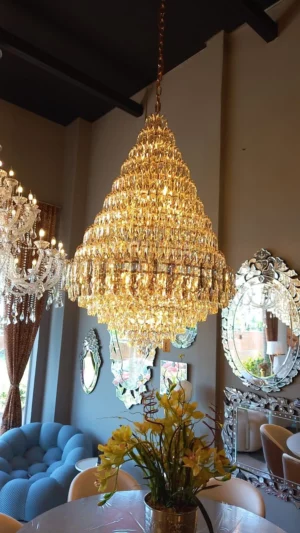 Frontier Pendente Fpn 140x100cm E14 Dr Cristal Diamante **