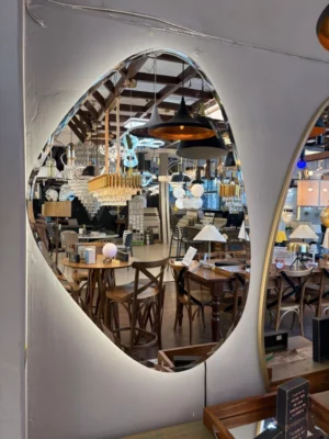 Zen Espelho Bella 77x110cm Bisote C/led 3000k Rz007llb