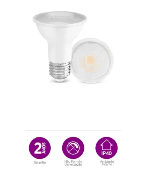Save Lampada Led Par20 6w Autovolt 6500k E-27 Se-110.3199