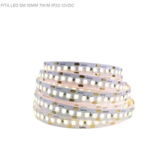 Fita Led 12v Brilia 7w 3000k 5m 910lm 10mm 316362 Ip20