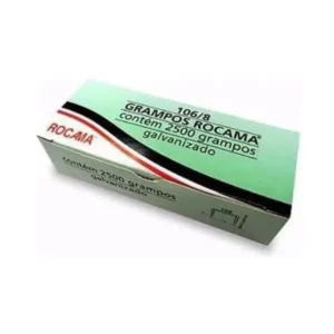 Grampo P/grampeador 106/8 2500pc Rocama