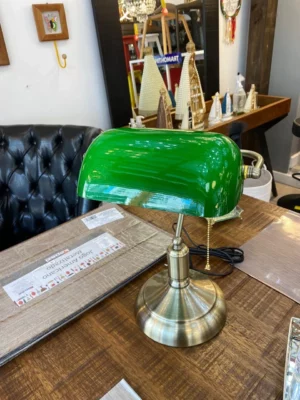 Abajur Ingles Banker Verde