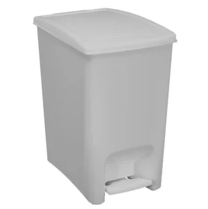 Lixeira Astra Plast C/pedal 10l Cinza Lpda10*mdt-br