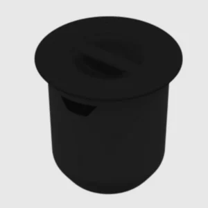 Lixeira Arquitech Embutir 8l Preto Vulcano