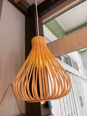 Nitrolux Pendente Bambu P/1 Lamp E27 27x34 Lpb-005 - 6100