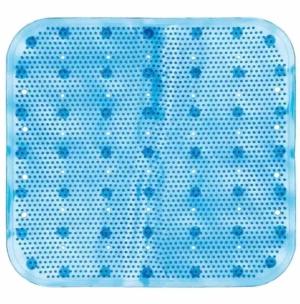 Tapete Box Banheiro 43x45 Azul Kala