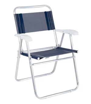 Cadeira de Praia Mor Master Azul Aluminio 002102 Sannet