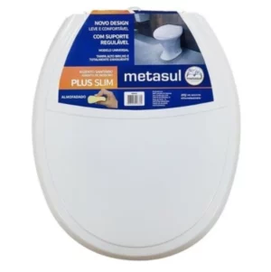 Assento Vaso Metasul Plus Slim Branco 010504103