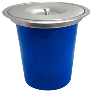 Flux Hidro Lixeira Inox Embutir 5l Lxe5-in