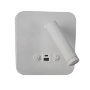 Astraled Arandela Led Quadrado Dalo 3000k Usb Branco Ad-4084