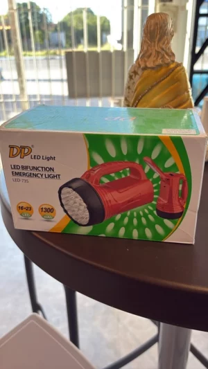 Lanterna Led Bifuncional C/luz Emergencia Led-735